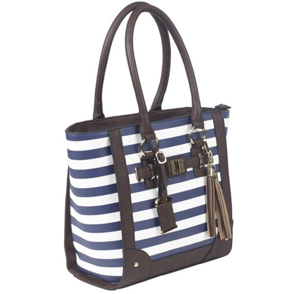 Navy Bulldog Tote Purse: Stylish and Spacious Carryall Bag