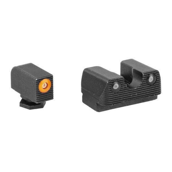 Orange Tritium Night Sights for Glock 17/19 - Bright and Durable - Image 2