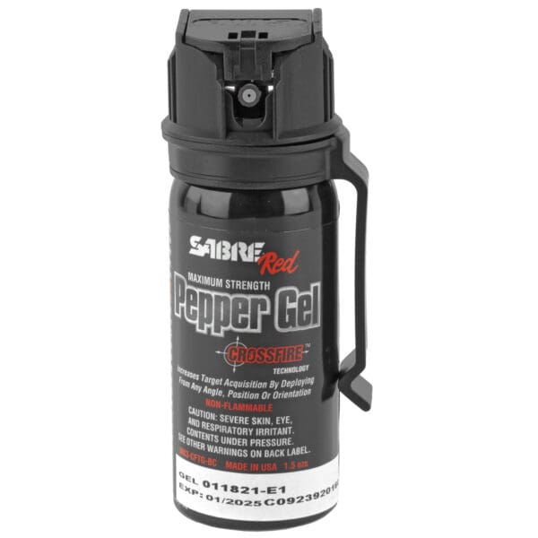 SABRE Crossfire Pepper Gel with CLP 1.8oz - Self Defense Protection