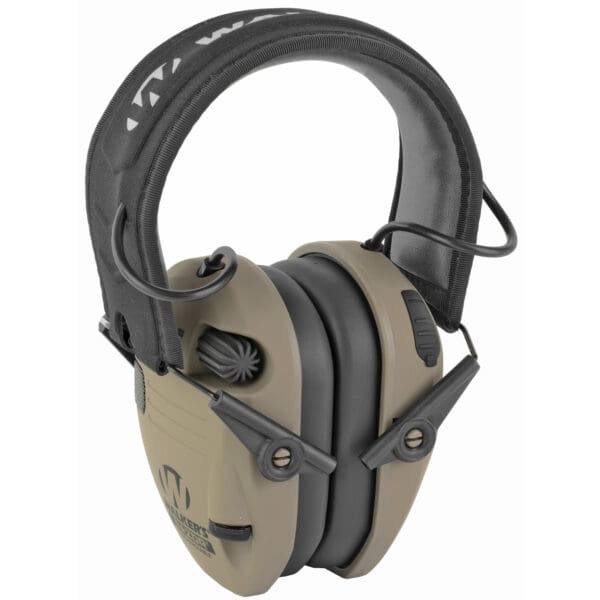 Rechargeable FDE Muff for Walker's RZR - Ideal for Hearing Protection - Image 2