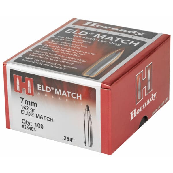 Hornady ELD-M 7mm .284 162gr Bullets 100ct - Image 3