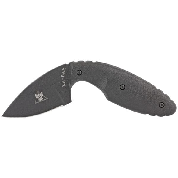 KBAR TDI LE Knife 2" Black Plain Edge - Tactical Defense Institute