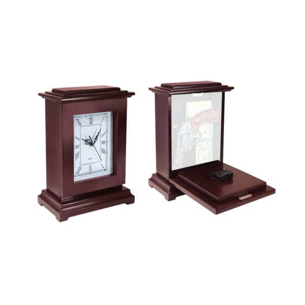 Rectangular Concealment Clock - Secret Compartment Furniture