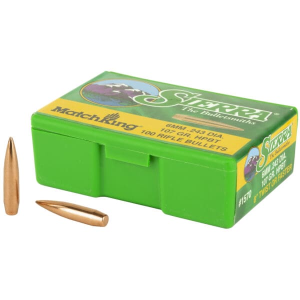 Sierra MatchKing .243 107gr 100ct Bullets