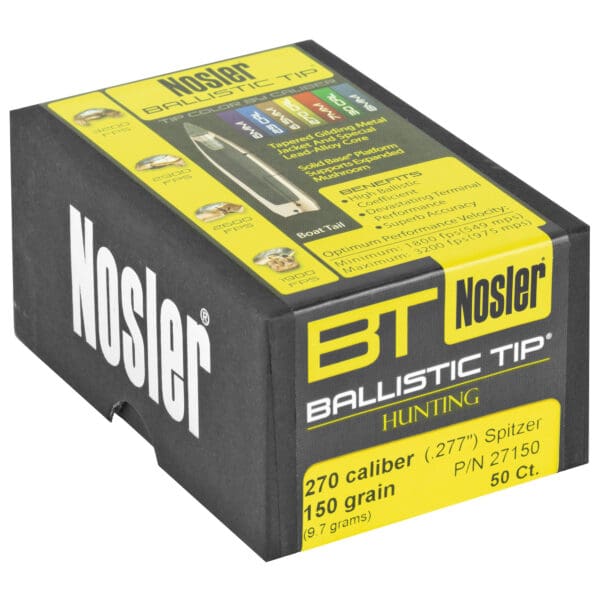 Nosler 270 Caliber 150gr Bullets - Pack of 50 - Image 2