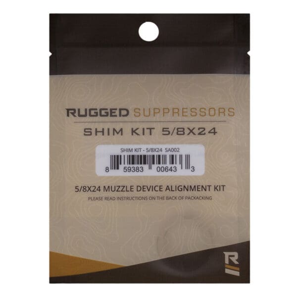 Durable 5/8X24 Rugged Shim Kit for Precision Shimming