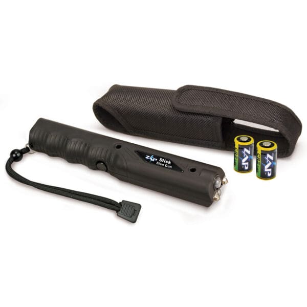 800,000 Volt Black Stun Stick/Light for Personal Safety