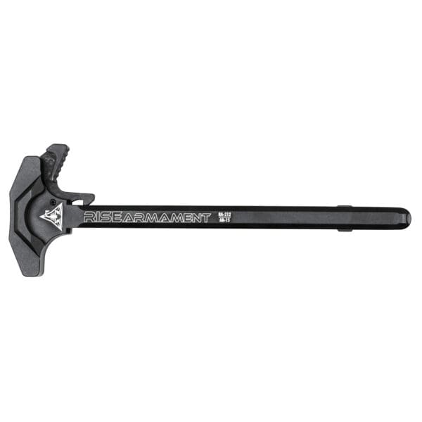 Steel AR-15 Extended Charging Handle in Black - RISE