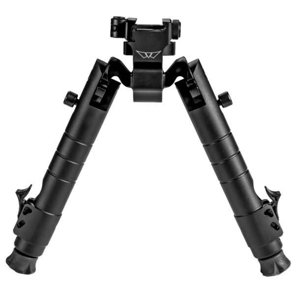 Warne Scope Mounts Precision Bipod Black with SL Picatinny Rail