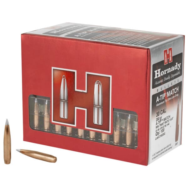 Hornady A-Tip 30cal .308 250gr 100ct Bullets