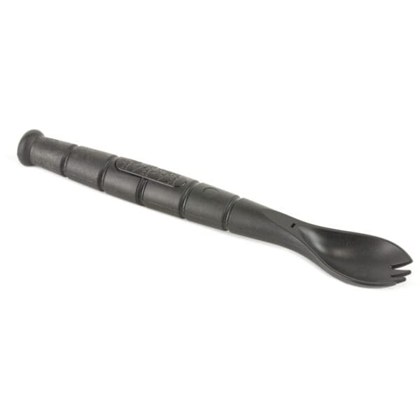 KBAR Spork Knife 2.5" Black - Compact Outdoor Eating Utensil - Image 2