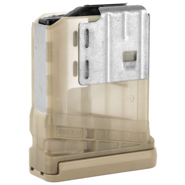 Lancer L7AWM 7.62 10-Round Translucent Flat Dark Earth Magazine