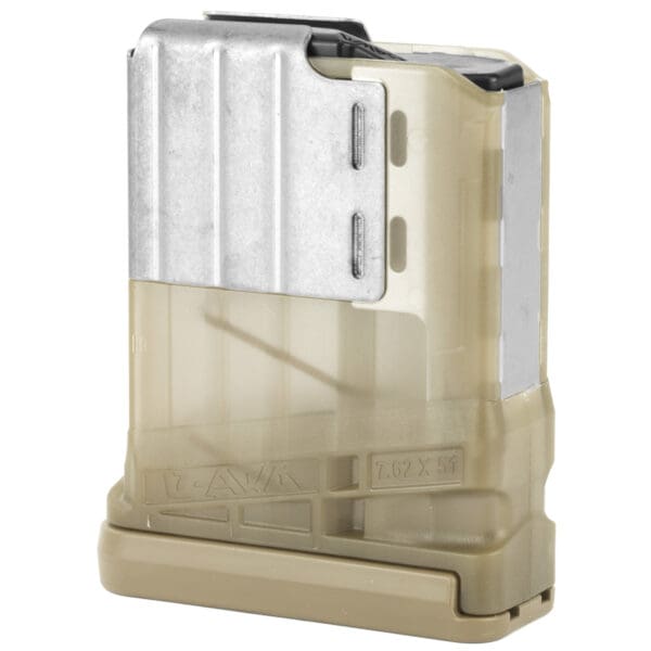 Lancer L7AWM 7.62 10-Round Translucent Flat Dark Earth Magazine - Image 2