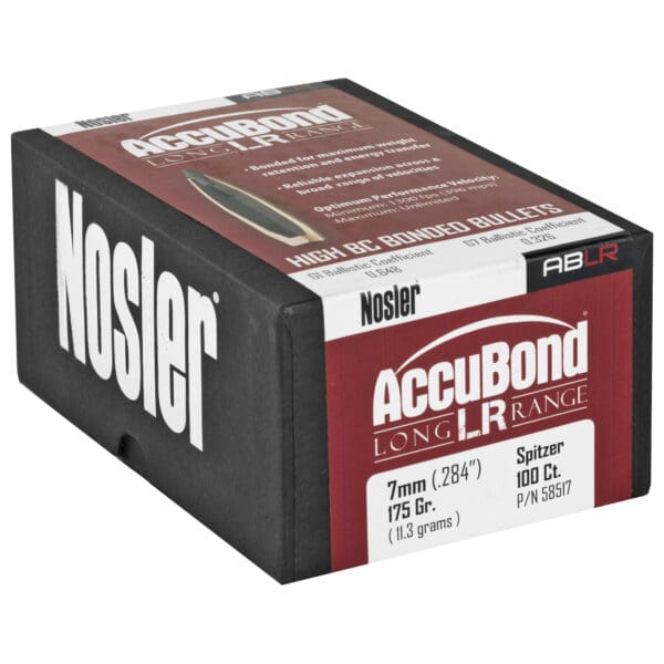 NOSLER ABLR 7MM 175GR Spitzer Point (SP) Bullets - 100 Count - Image 2