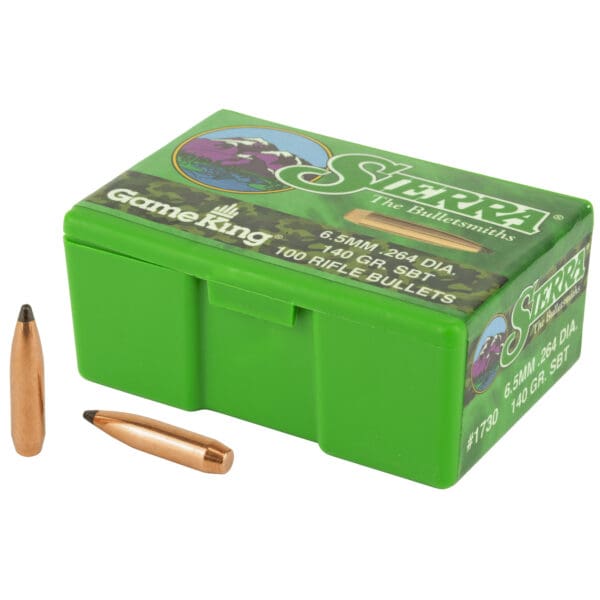 Sierra GameKing .264 140gr Bullets 100ct Pack