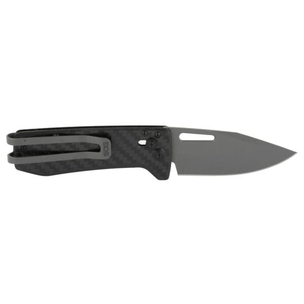 SOG Ultra XR Carbon/Black 2.8" Folding Knife - Lightweight EDC Blade - Image 2