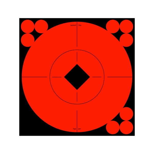 6" Bullseye Target Spots - Pack of 10 - Shooting Practice Supplies