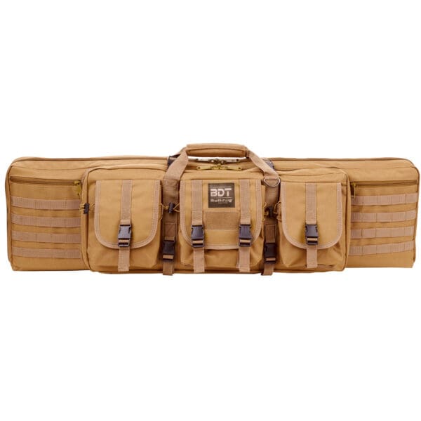 Bulldog DLX 36" Double Tactical Rifle Case in Tan