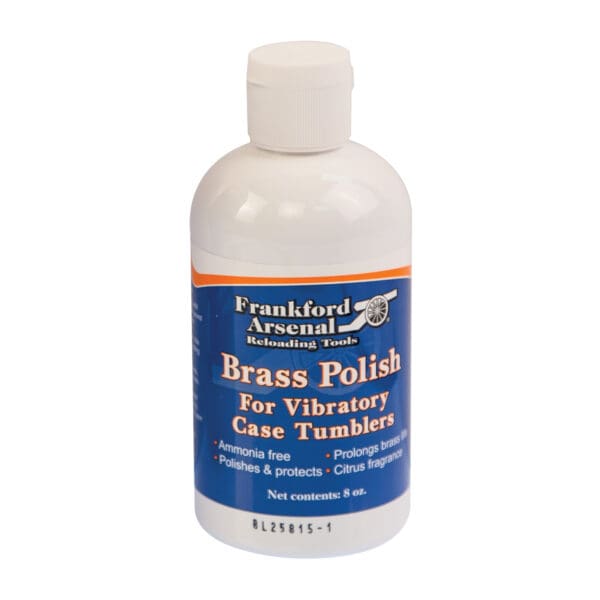 Frankford Brass Polish 8 oz - Metal Cleaning Solution for Shine