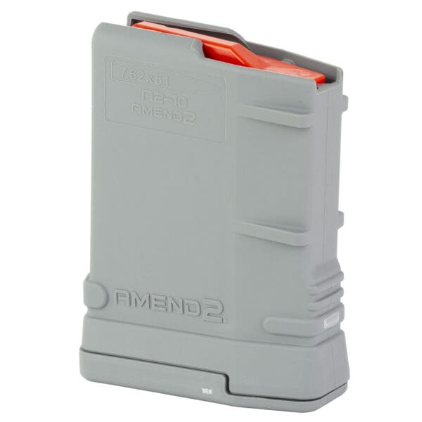 AMEND2 SR25/AR10 7.62 Magazine 10 Rounds - Gray - Image 2