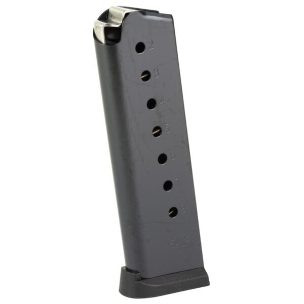 MAG KCI USA 1911 45ACP 8-Round Magazine Black Coated Metal