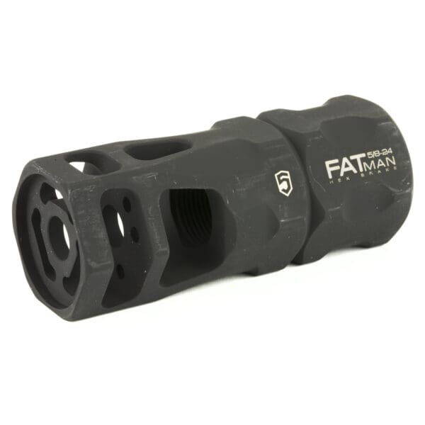 Phase5 Fatman Hex Brake 7.62 Black - Enhanced Recoil Reduction