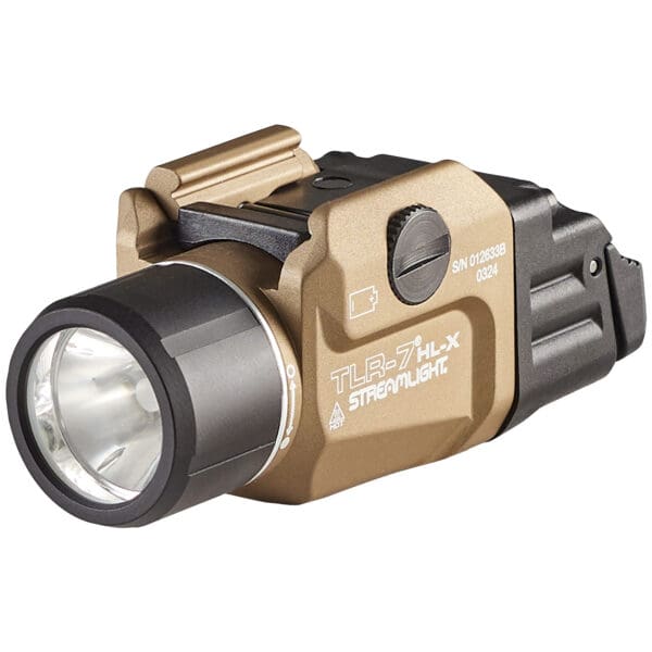 Streamlight TLR-7 HLX USB 1000LM FDE Compact Weapon Light