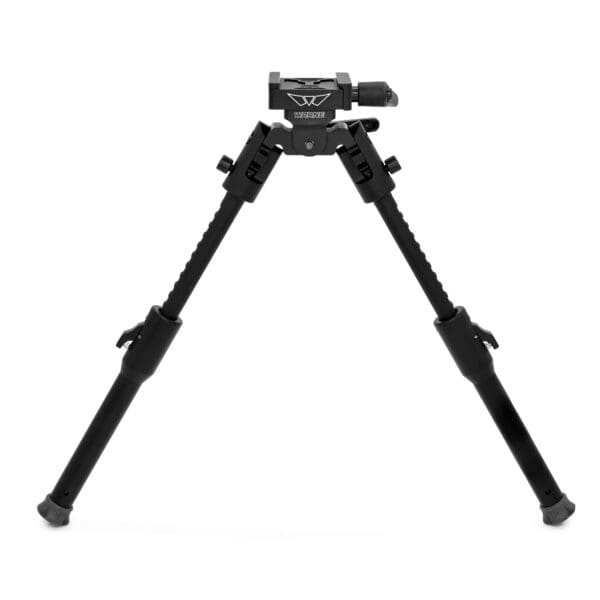 Warne Skyline Lite Bipod ARCA Black - Lightweight and Versatile Rifle Support