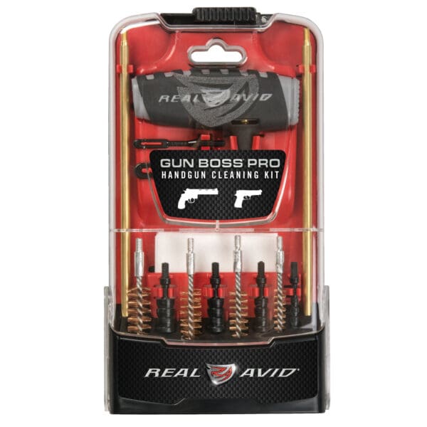 Real Avid Gun Boss Pro Handgun Cleaning Kit - Compact and Comprehensive