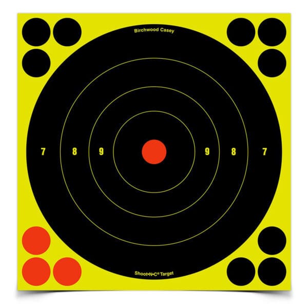 Pack of 30 8-Inch Round Bullseye Shooting Targets