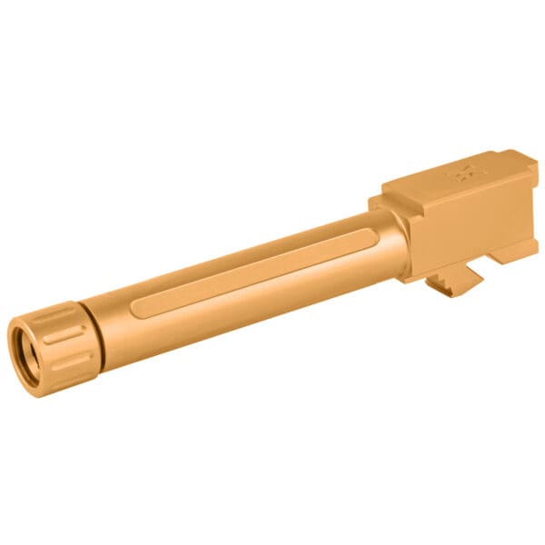 Glock 19 Gold Threaded Barrel by True Precision Firearms