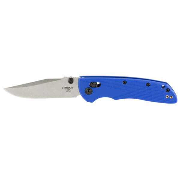 Hogue Deka 3.25" Clip TMB Poly Blue Handle