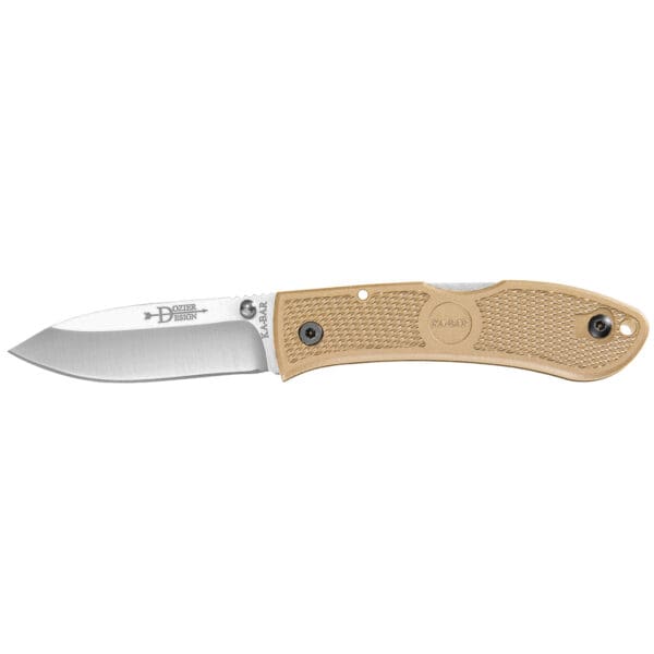 Kabar Dozier Folding Hunter 3" Coyote Handle Knife