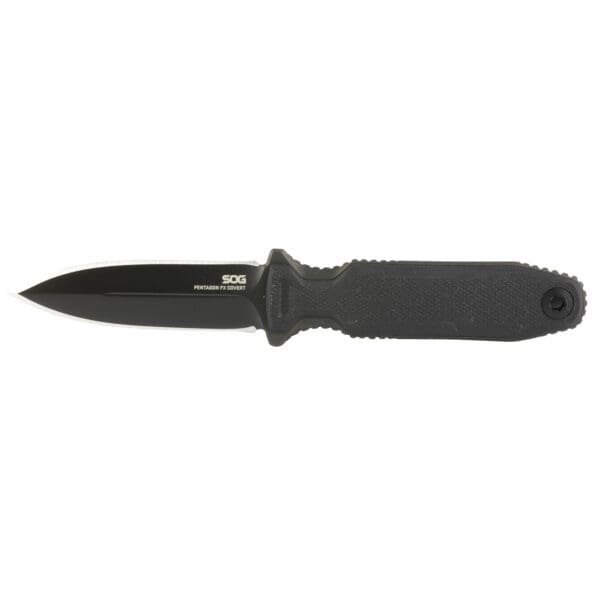 SOG Pentagon FX Covert 3.41" Blackout Tactical Knife