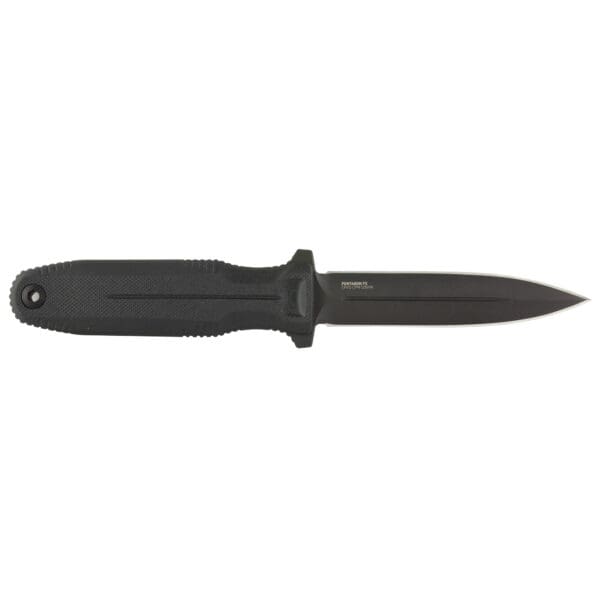 SOG Pentagon FX 4.77" Blackout Fixed Blade Knife - Image 2