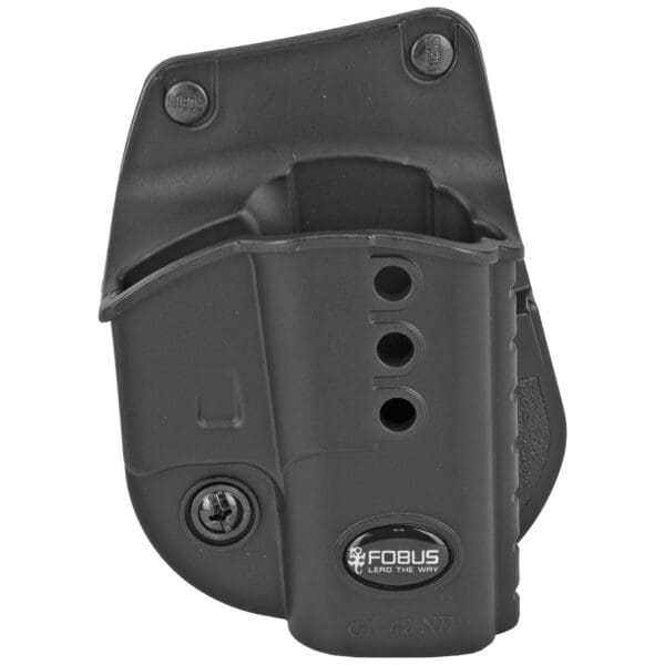 FOBUS GL42ND PDL: Glock 42 Right Hand Black Paddle Holster