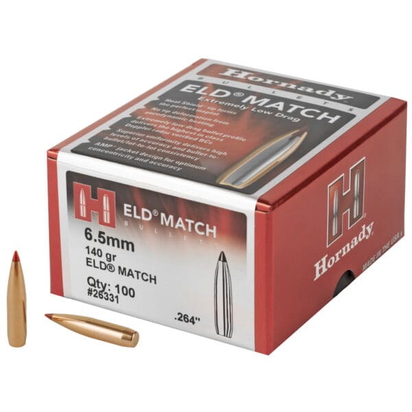 Hornady ELD-M 6.5mm .264 140gr Bullet 100ct Pack