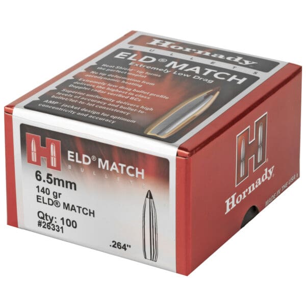 Hornady ELD-M 6.5mm .264 140gr Bullet 100ct Pack - Image 3