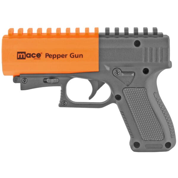 MSI Pepper Gun 2.0 Black/Orange 13oz - Self Defense Weapon for Safety