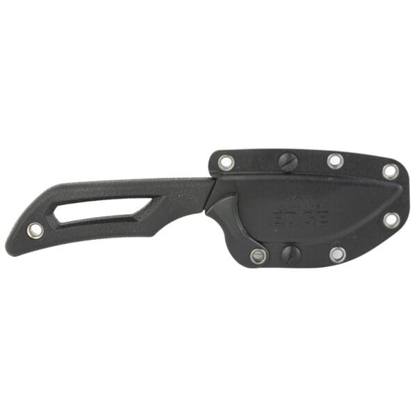 OD Edge Pivot Drop-Point Knife with Sheath - Black