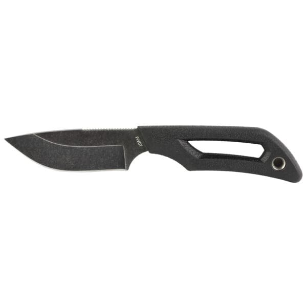 OD Edge Pivot Drop-Point Knife with Sheath - Black - Image 2