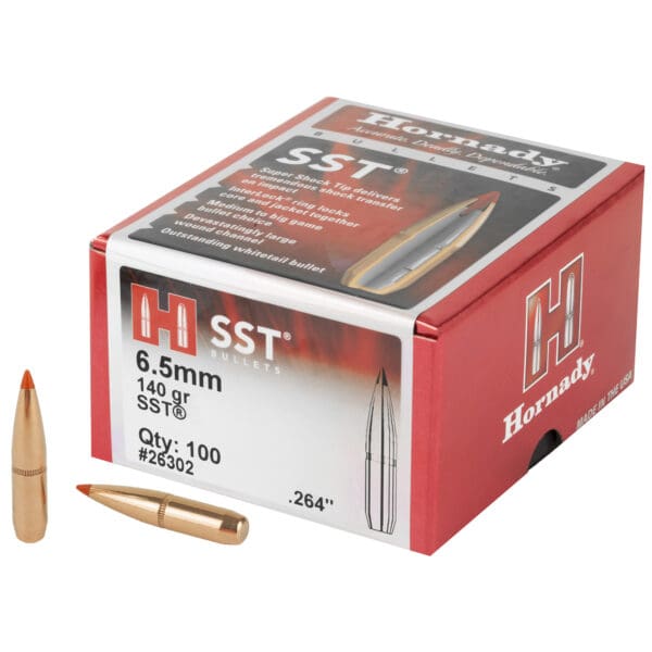 Hornady SST 6.5mm .264 140gr Bullets 100 Count Pack