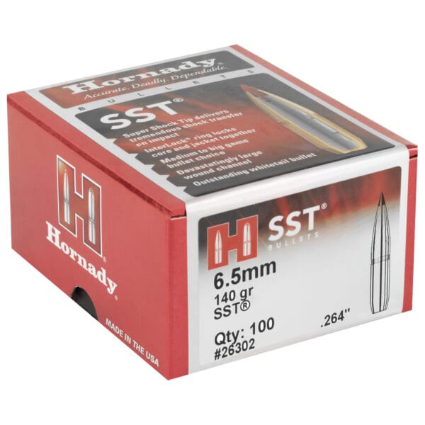 Hornady SST 6.5mm .264 140gr Bullets 100 Count Pack - Image 2