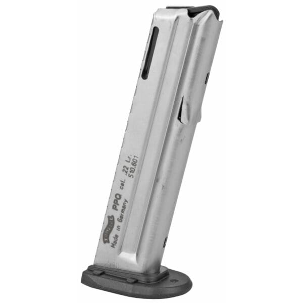 Walther PPQ 22LR 10-Round Stainless Steel Magazine - Image 2