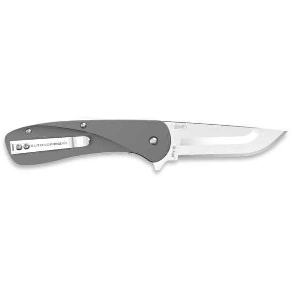 OD Edge Razor VX1 Spring Assisted Gray Pocket Knife - Image 2