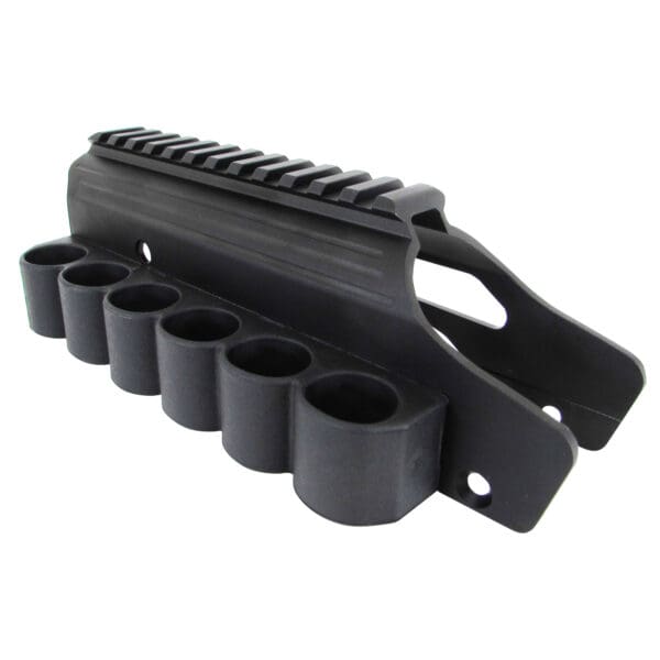 TACSTAR Shotgun Rail Mount with Side Saddle for Mossberg 12 Gauge