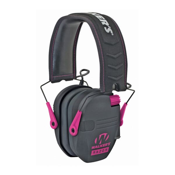 Walker's Razor SLM Electronic Muff Black/Pink