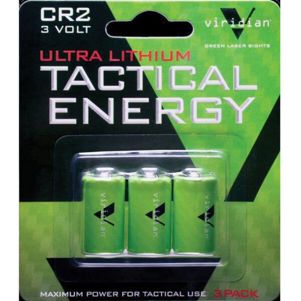 Viridian CR2 Lithium Battery 3-Pack for High-Performance Devices