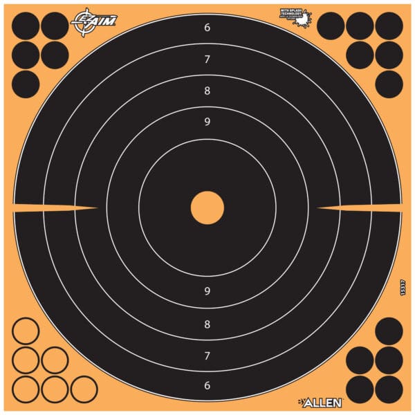 ALLEN EZ AIM 12" BULLSEYE TARGETS: 5-Pack for Marksmanship Practice