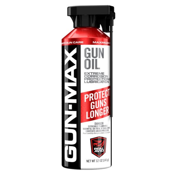 Real Avid Gun Max Gun Oil 12oz - High-Quality Firearm Lubricant